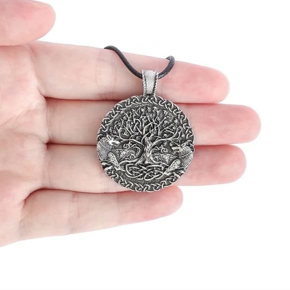 Silver Tree of Life Pendant Necklace - Picture 2 of 5